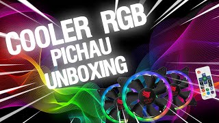 Análise Ventoinhas Pichau Gaming Feather RGB  Unboxing [upl. by Sofko820]