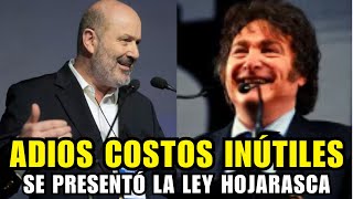 ADIOS COSTOS INÚTILES  SE PRESENTÓ LA LEY HOJARASCA  ASN [upl. by Nolyak]