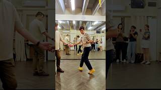 Whirlybird footwork variation lindyhop swingdance [upl. by Nnyletak]