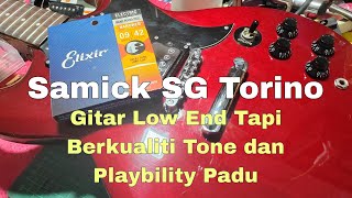 Samick SG Torino Greg Bennett  Gitar Low End Tapi Berkualiti  Tone dan Playbility Padu [upl. by Ennayt411]