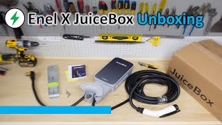 Enel X JuiceBox Level 2 EV Charger Unboxing and First Impressions [upl. by Etoile]