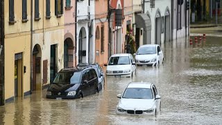 Budrio residents express frustration as Idice River overflows again [upl. by Enitsugua]