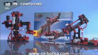 Robots FischerTechnik en ROBOTICA [upl. by Ellehcyar631]