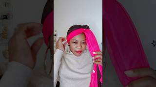 Quick amp easy headwrap tutorials headwraptutorial shortsviral ​⁠calistastarbeautyheadwraptuto [upl. by Jaf]