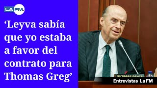 Canciller Leyva sabía del contrato con Thomas Greg exsecretario general [upl. by Nodla]