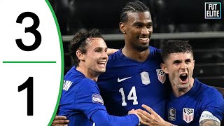 USA vs Jamaica 31 Highlights amp Goals  Nations League Semi Final 2024 [upl. by Calabrese149]