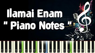 Ilamai Enam pagalil oru iravu Ilayaraja Piano Notes Midi amp Karaoke [upl. by Mackenie]