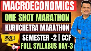 Macroeconomics Marathon  Day 3 Full Syllabus  Bcom Semester 2 CCF  Calcutta University [upl. by Falda]