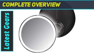 Simplehuman Sensor Mirror Compact 4quot Round The Best Portable Mirror for Flawless Makeup [upl. by Teage532]