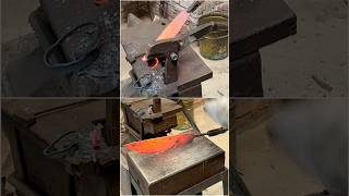 ASMR Forging and Shaping Red Hot Steel  Cutting Tool Creation So Satisfying [upl. by Kuhlman]