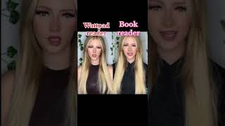 POV  watt pad reader vs book reader what are you bookreader wattpad relatable reading [upl. by Bigford]