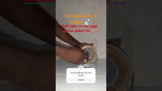 DIY project installation of toilet bowl [upl. by Tabitha]