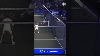 HOW can they CATCH EVERYTHING 😱😱 Padel Highlights bestofpadel [upl. by Aniratak]