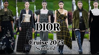 Dior Cruise 2025 Fashion Show  Scotland [upl. by Myrah563]