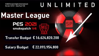 Cara Cheat Master League PES 2021 Mudah  SmokePatch [upl. by Harriot205]