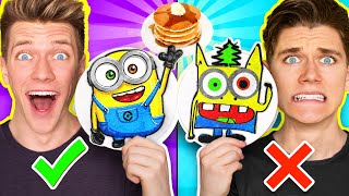 Best of Pancake Art Challenges Must See How To Make Disney Marvel Avengers amp Minecraft vs Roblox [upl. by Boeke186]