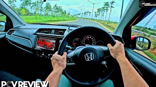 POV REVIEW  HONDA NEW BRIO SATYA 12 E CVT 2024  BRIO SUDAH KEKINIAN 🤔  Car Tour amp Test Drive [upl. by Leiuqeze]