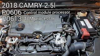 toyota p0606p0613 control module processor failure part1 [upl. by Tarkany983]