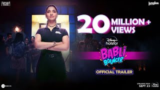 Babli Bouncer  Official Trailer  Hindi  23rd September  DisneyPlus Hotstar [upl. by Docia]