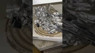 Aluminum foil in the microwave ￼ [upl. by Cos]