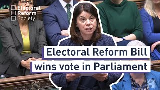 MPs vote for PR  and win Sarah Olney MPs Ten Minute Rule Bill [upl. by Yddor]