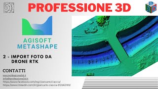 2 – Importazione foto da drone RTK DJI Mavic 3E RTK in Agisoft Metashape [upl. by Adiesirb563]