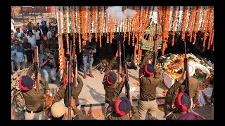 Brigadier Kuldip Singh Chandpuri  Receiving State Honour  Cremation [upl. by Rhodes]