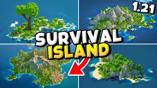 🔥 TOP 20 SURVIVAL ISLAND SEEDS For Minecraft 121 [upl. by Danielson598]