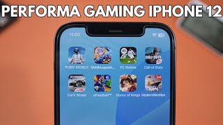 MASIH KUAT GAMING NYA IPHONE 12 IOS 181 GAMING TEST DI TAHUN 2024 [upl. by Elodia]