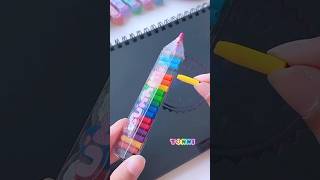 DIY colour pen 🌈 shorts tonniartandcraft youtubeshorts craft love art diy [upl. by Cassey]