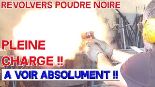 CEST LA VIDEO SUR LES REVOLVERS POUDRE NOIRE EN PLEINE CHARGE 😜😬👿 [upl. by Leuqer]