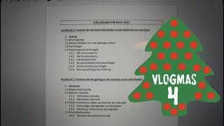 Een handige STUDIETIP  VLOGMAS2017🎄 LiveLikeFloor [upl. by Colson295]