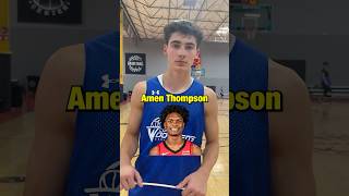 AMEN BEEN DOING HIS THING 💯 shorts basketball nba highlights ote amenthompson rockets [upl. by Pen]