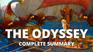 The Odyssey  Book Summary In English [upl. by Ydnirb]