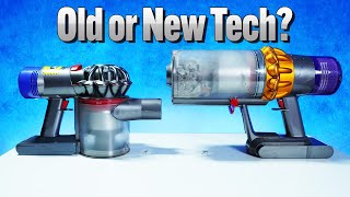 Dyson V8 Absolute vs V15 Detect Comparison Old or New Tech [upl. by Iclehc]