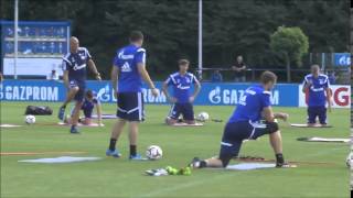 Schalke Training 07072014 [upl. by Notsreik]