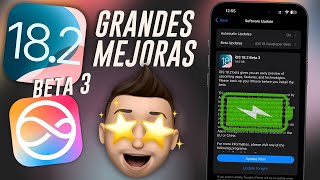 iOS 182 beta 3  Al Fin TODO es MEJOR 🔋✅ [upl. by Ahtiekahs]