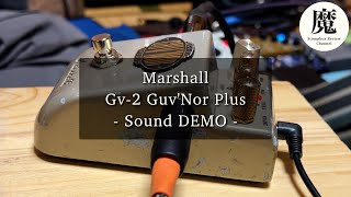 Marshall Gv2 GuvNor Plus  DEMO [upl. by Egni23]