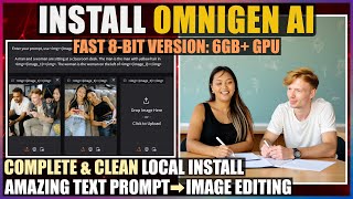 Install OmniGen AI Locally  Fast 8Bit Version 6GB GPU  Amazing Text to Image Editing AI [upl. by Saidel]