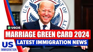 Marriage Green Card Timeline 2024  US Immigration News [upl. by Mun]