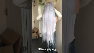 🤩🤩🤩GREY WIG [upl. by Eseret]