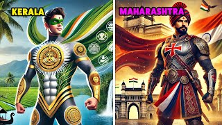 AI Creates SUPERHEROES for Each Indian State [upl. by Hsakaa149]