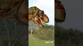 Part 14 The Most Intense TRex Chase Scene Ever  Jurassic Park 4 trex viral ytshorts dinosaur [upl. by Patnode200]