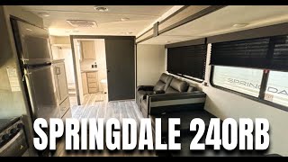 Springdale 240RB  rear bath travel trailer [upl. by Dich651]