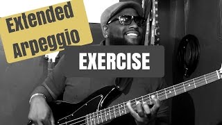 EXTENDED ARPEGGIO EXERCISE  Bass Guitar Tips  Daric Bennetts Bass Lessons [upl. by Gunilla58]