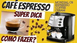 🔍Como fazer café expresso na máquina Mondial Espresso Coffee Cream [upl. by Nylirac]