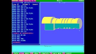 Curso CNC FANUC  Clase 16 Práctica 11 Ranura de cuello [upl. by Ydisahc999]