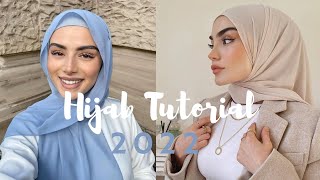 Hijab Tutorial 2022 🧕 New hijab styling [upl. by Ajnot199]