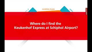 How to get from Schiphol to Keukenhof [upl. by Henrion852]