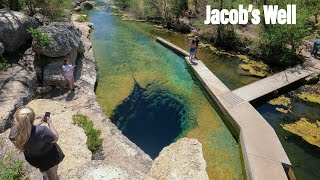 Jacob’s Well Natural Area  Hike  Wimberley Texas [upl. by Welles]